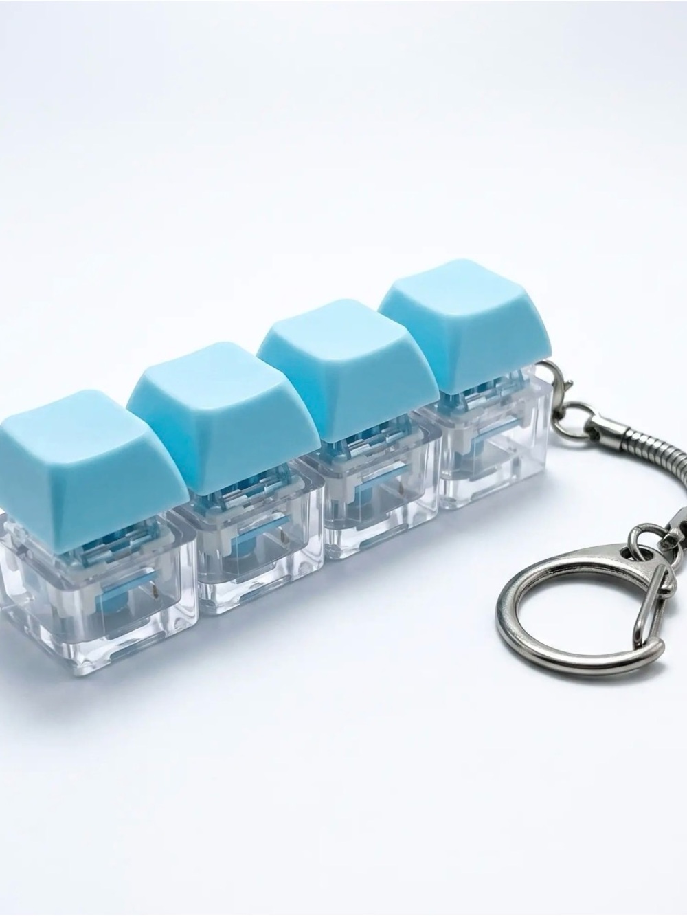 Stress-Relief Keyboard Keychain Portable Stress-Relief Charm